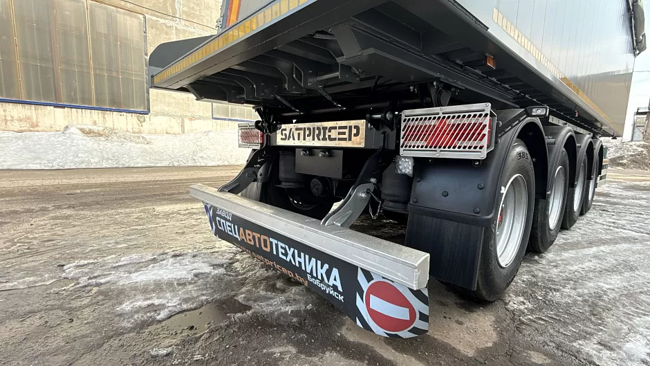 Полуприцеп самосвальный алюминиевый sat545